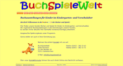 Desktop Screenshot of buchspielewelt.de